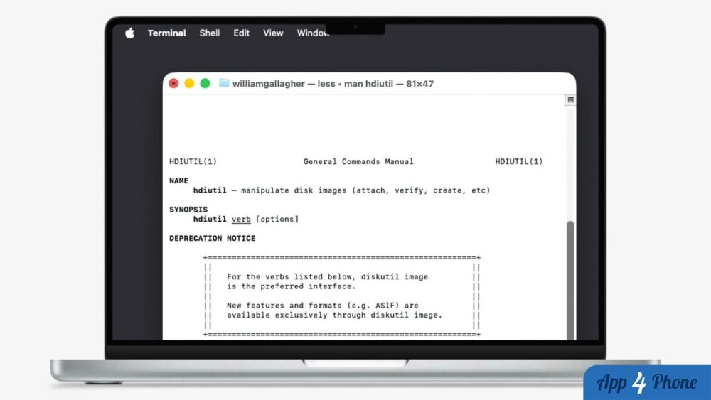 Illustration : Handy disk image tool is to be removed from macOS