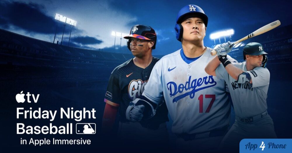 Illustration de joueurs de baseball pour Friday Night Baseball d’Apple TV
