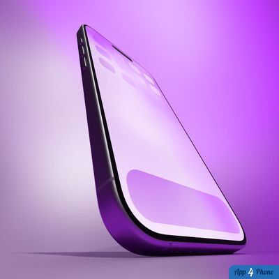 Rendu conceptuel d’un iPhone à écran courbé et bords sans cadre