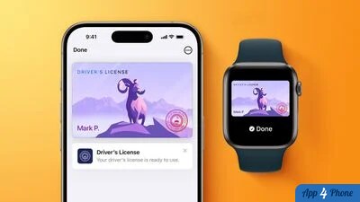 iPhone et Apple Watch présentent une licence de conduite numérique