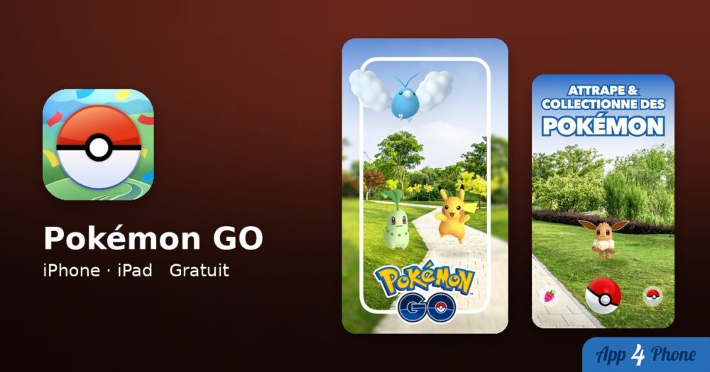 Pokémon GO sur iPhone, iPad
