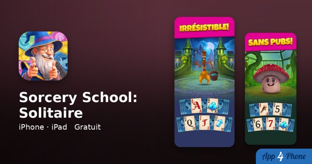 Sorcery School: Solitaire sur iPhone, iPad