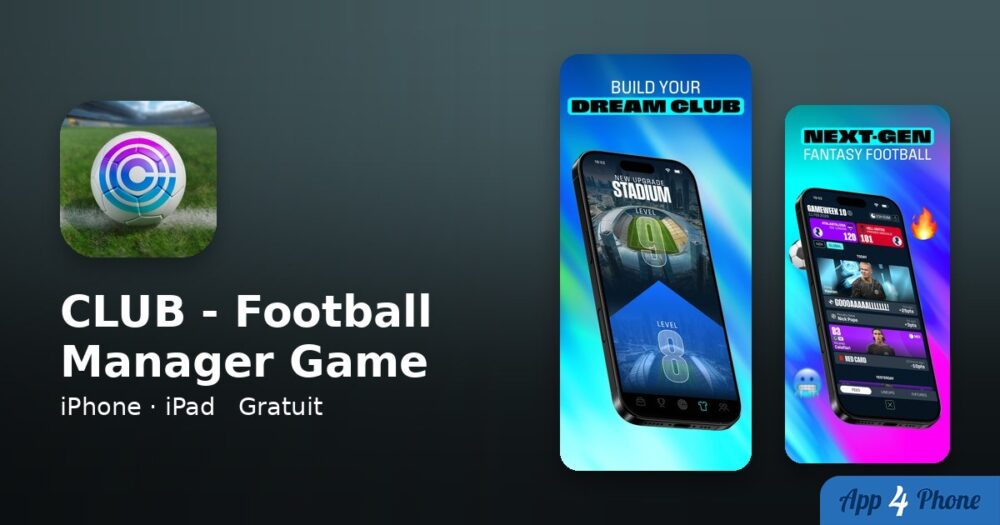 CLUB - Football Manager Game sur iPhone, iPad