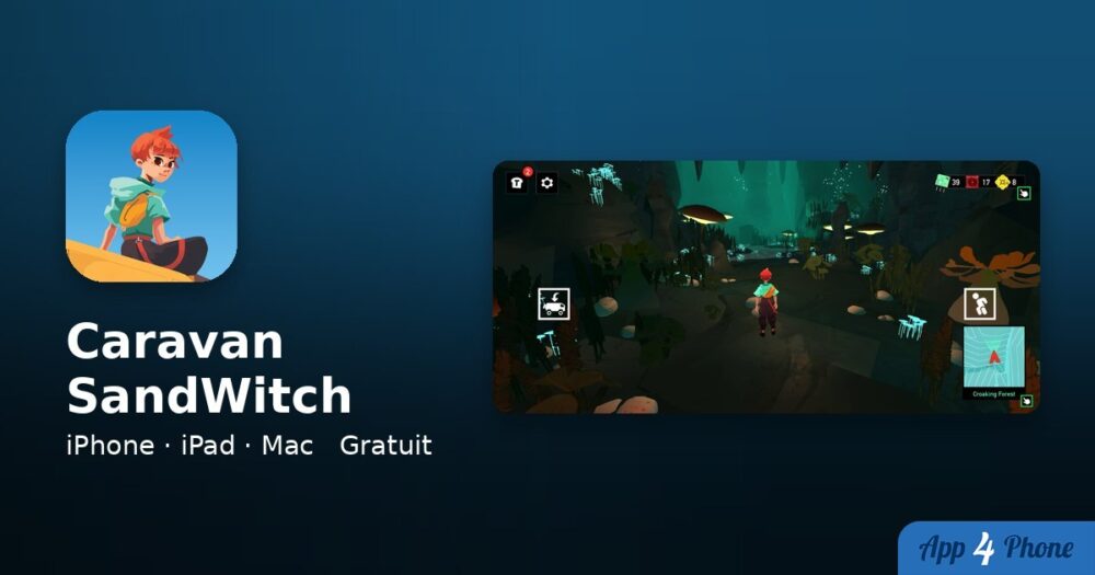 Caravan SandWitch sur iPhone, iPad, Mac