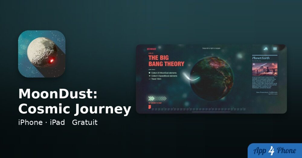 MoonDust: Cosmic Journey sur iPhone, iPad
