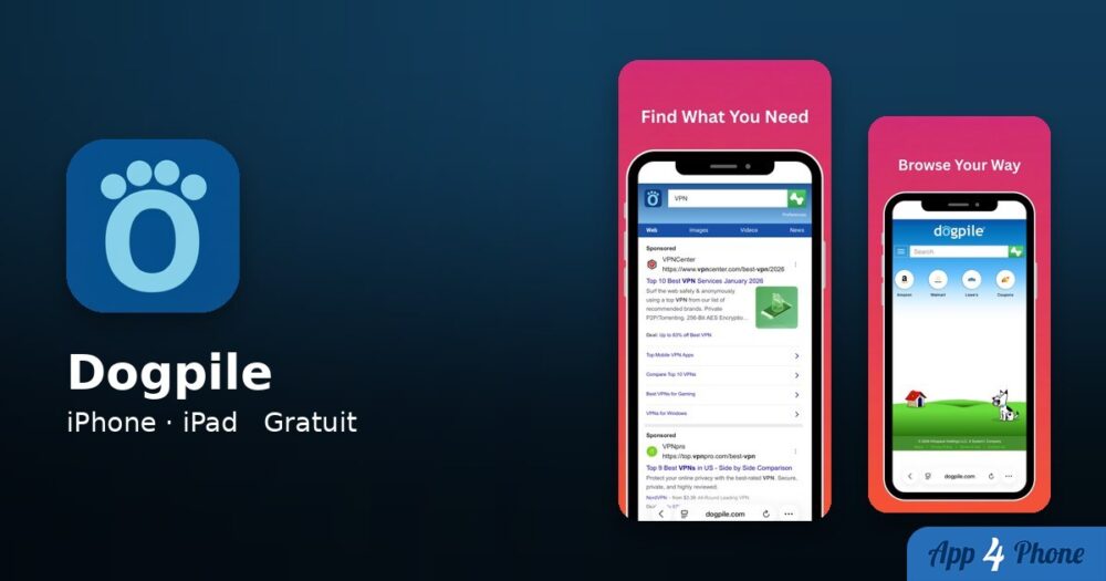 Dogpile: Metasearch Browser sur iPhone, iPad