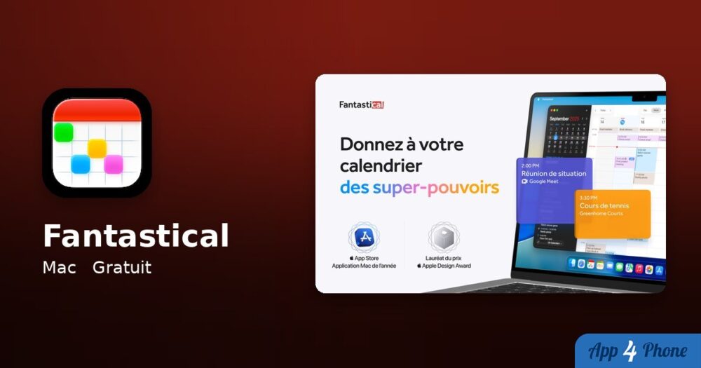 Fantastical - Calendar & Tasks sur Mac