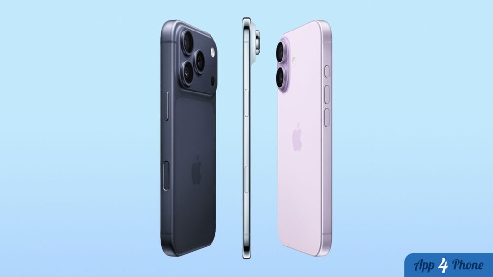 Rendu de plusieurs modèles d’iPhone aux dos et profils colorés