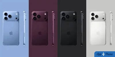 Vue d’ensemble de plusieurs modèles d’iPhone aux couleurs variées