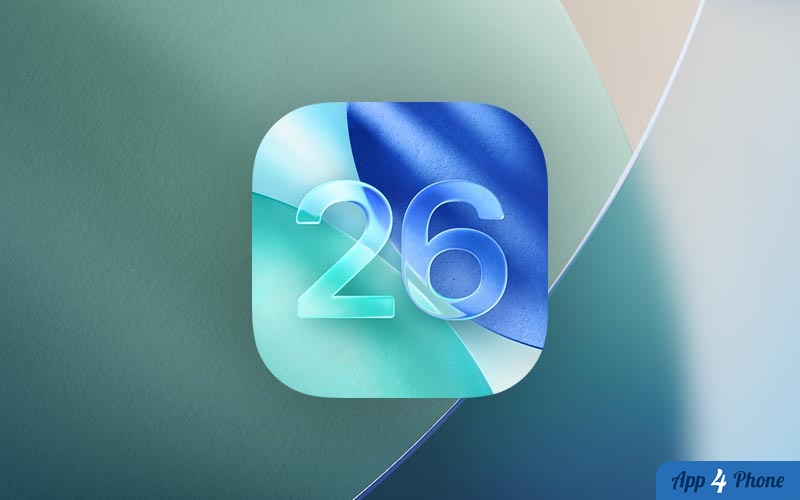 Icône colorée de la version 26 des systèmes Apple