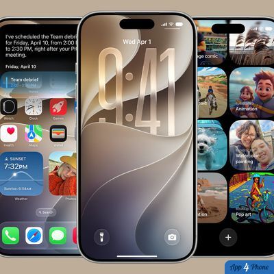 Trois écrans d’iPhone affichant différentes interfaces d’iOS 27