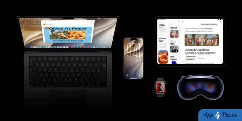 Montage d’appareils Apple compatibles avec Siri AI