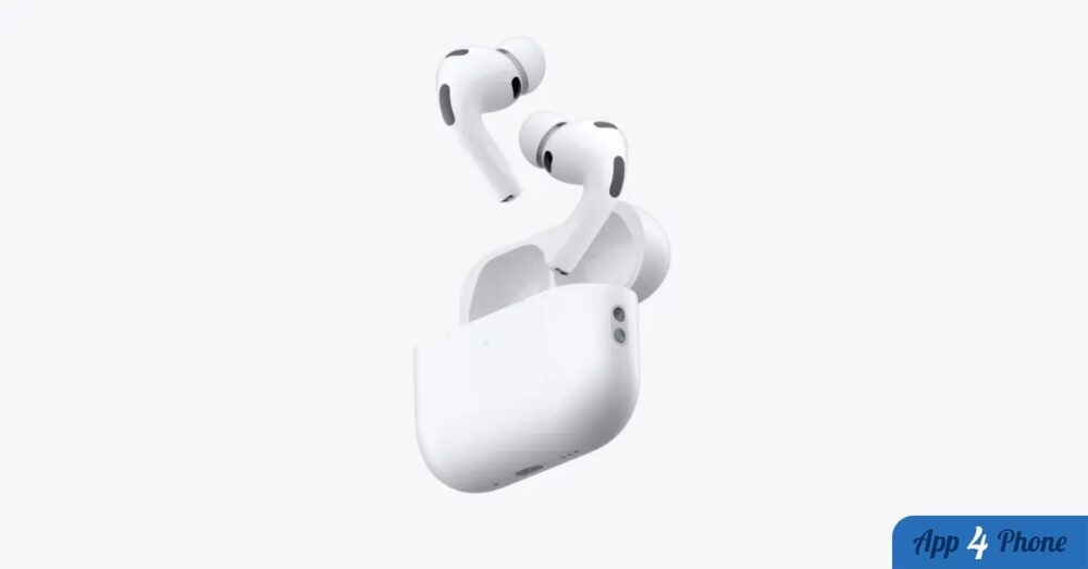 AirPods Pro blancs dans leur boîtier de recharge ouvert