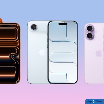 Plusieurs iPhone présentés côte à côte dans différentes couleurs