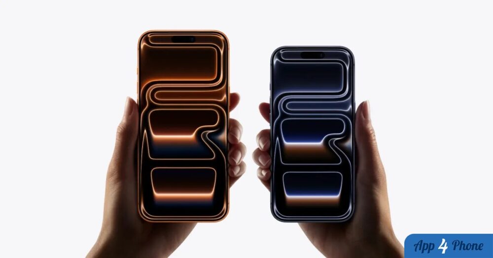 Deux smartphones haut de gamme tenus à la main, écrans allumés