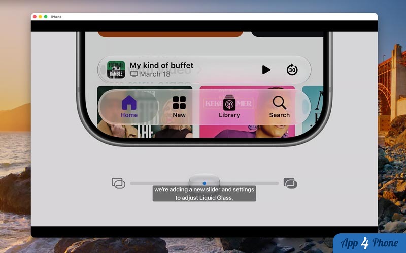 Illustration : macOS 27 pourrait afficher AirPlay en mode fenêtré