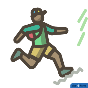 Illustration d’un coureur pratiquant une activité sportive