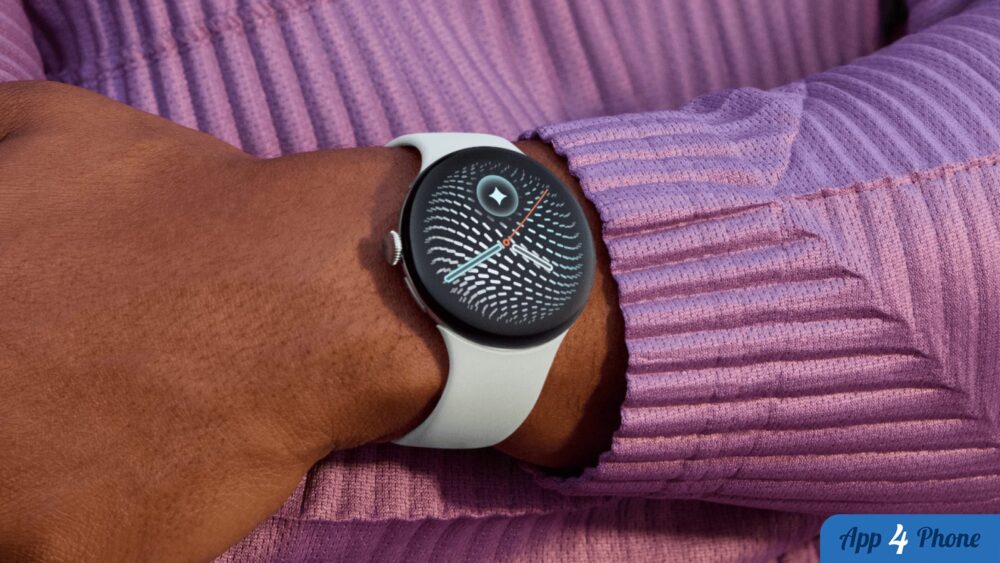 Montre connectée Pixel Watch portée au poignet