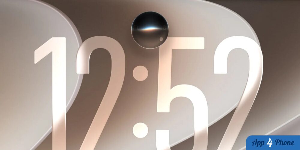 Illustration abstraite de l’intelligence artificielle Apple sur fond beige
