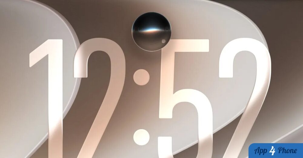 Illustration abstraite de l’intelligence artificielle Apple sur fond beige