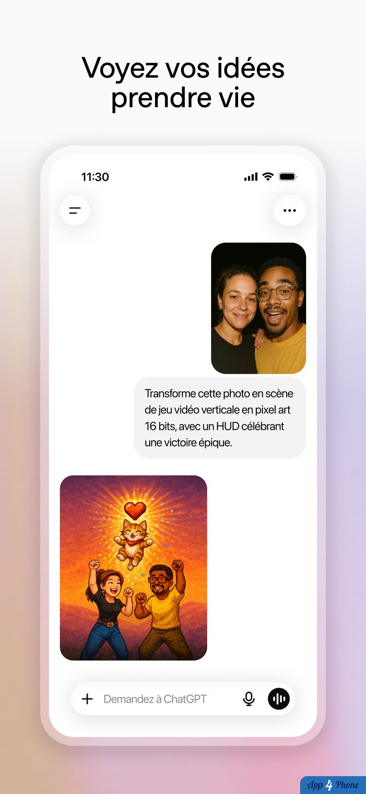 ChatGPT — capture d'écran