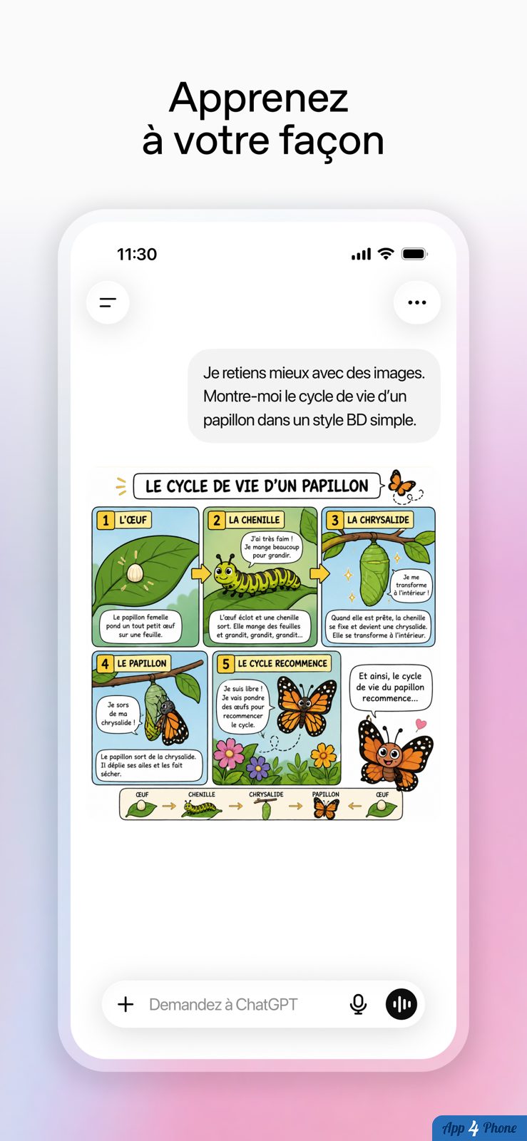 ChatGPT — capture d'écran