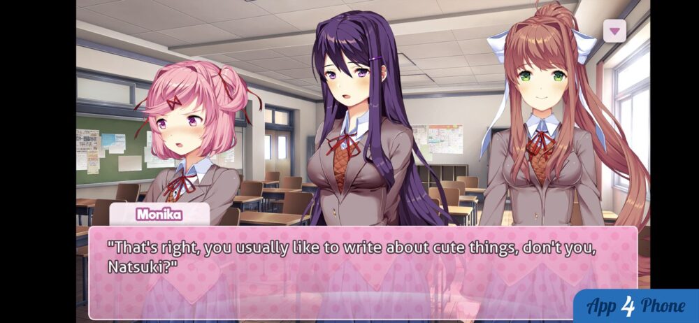 Doki Doki Literature Club! — capture d'écran