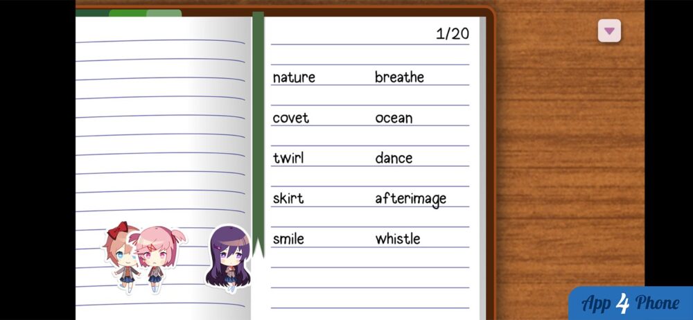 Doki Doki Literature Club! — capture d'écran