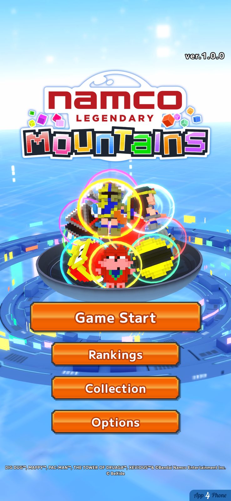 NAMCO LEGENDARY Mountains — capture d'écran