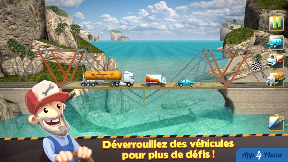 Bridge Constructor+ — capture d'écran
