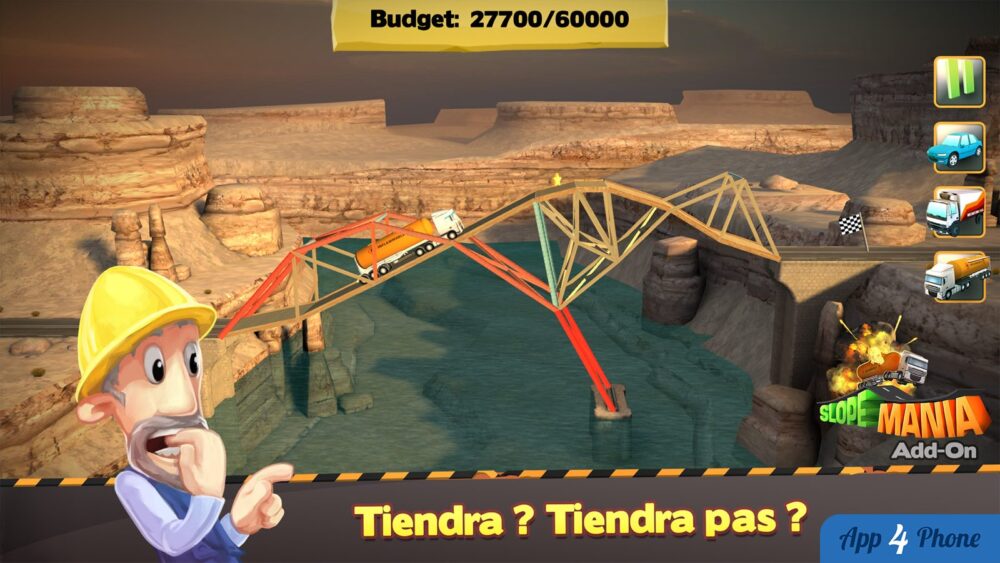 Bridge Constructor+ — capture d'écran