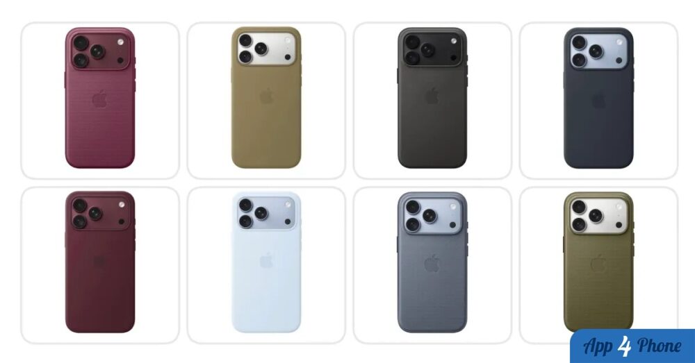 Étuis officiels pour iPhone 18 Pro présentés en plusieurs coloris