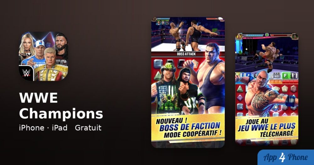 WWE Champions sur iPhone, iPad