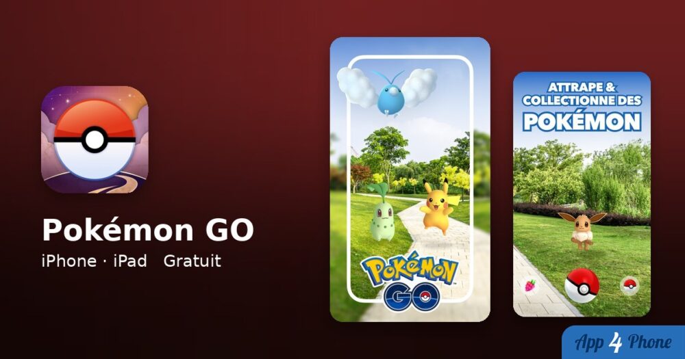 Pokémon GO sur iPhone, iPad
