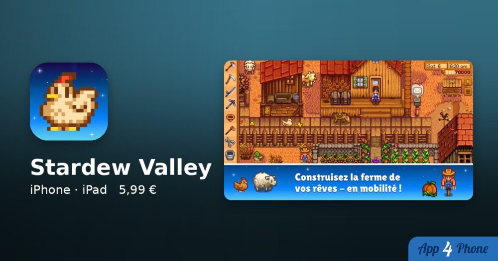 Stardew Valley sur iPhone, iPad