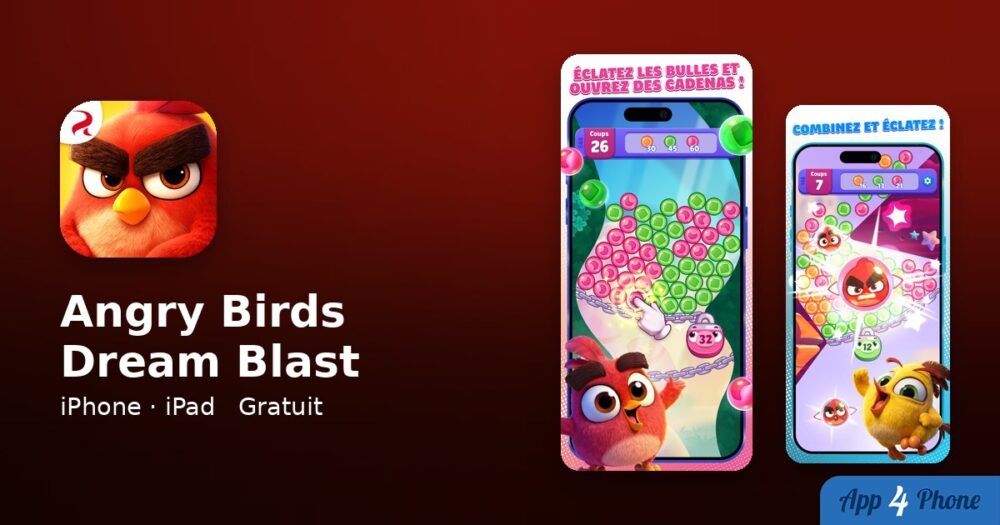 Angry Birds Dream Blast sur iPhone, iPad