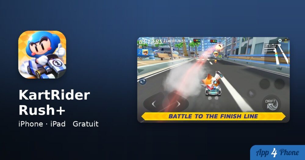 KartRider Rush+ sur iPhone, iPad
