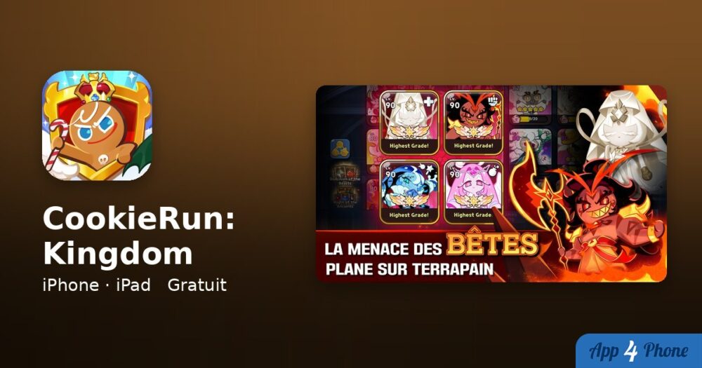 CookieRun: Kingdom sur iPhone, iPad