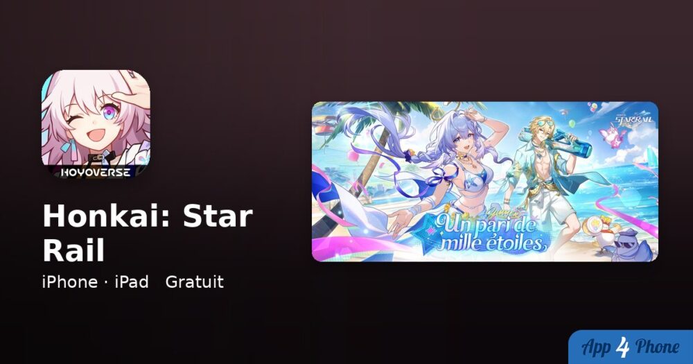 Honkai: Star Rail sur iPhone, iPad
