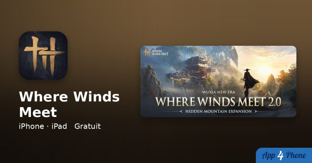 Where Winds Meet sur iPhone, iPad