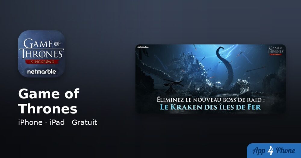 Game of Thrones: Kingsroad sur iPhone, iPad