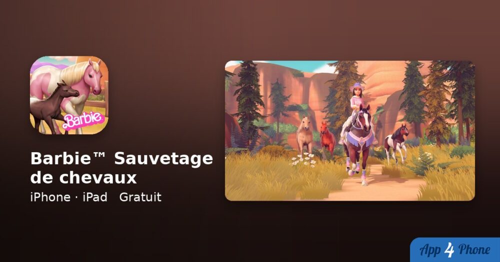 Barbie™ Sauvetage de chevaux sur iPhone, iPad