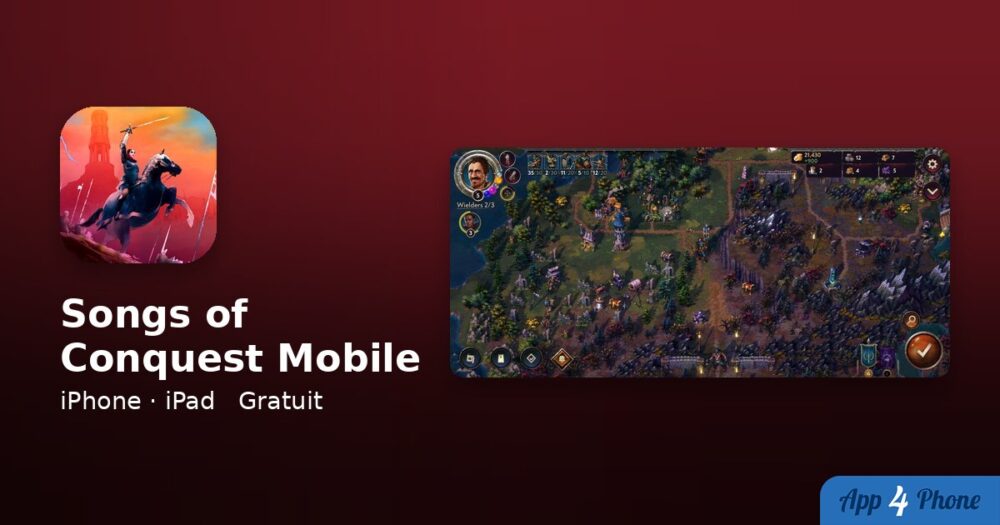 Songs of Conquest Mobile sur iPhone, iPad