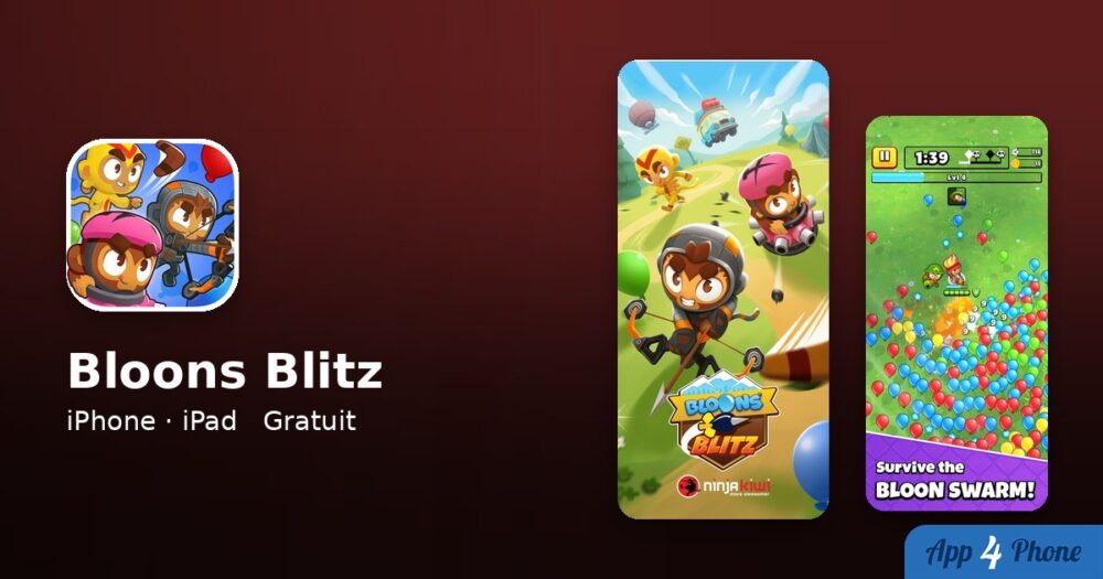 Bloons Blitz sur iPhone, iPad