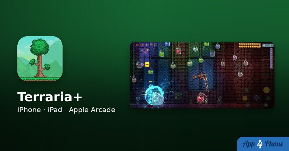 Terraria+ sur iPhone, iPad