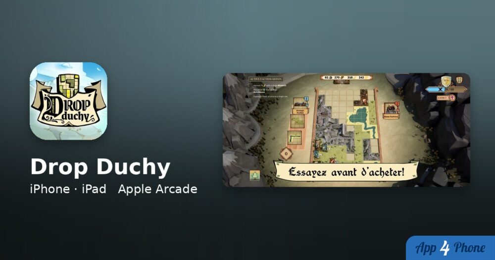 Drop Duchy sur iPhone, iPad
