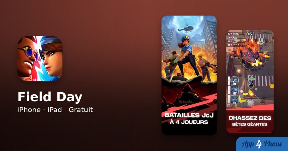 Field Day sur iPhone, iPad