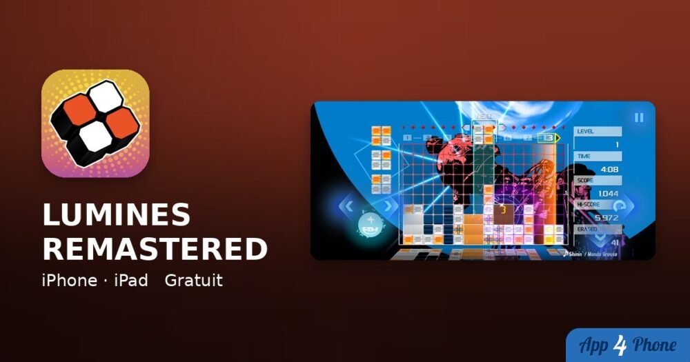LUMINES REMASTERED sur iPhone, iPad