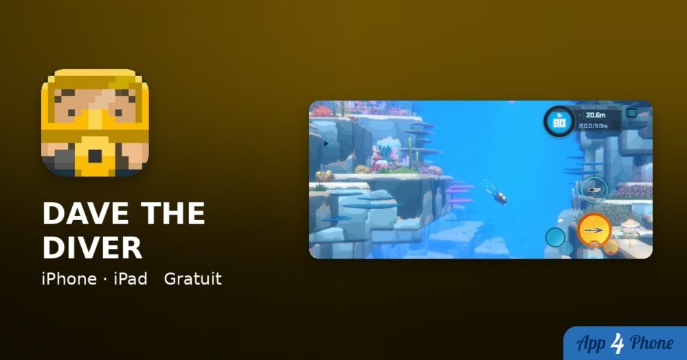 DAVE THE DIVER sur iPhone, iPad
