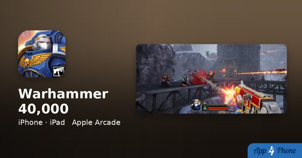 Warhammer 40,000: Boltgun Boom sur iPhone, iPad